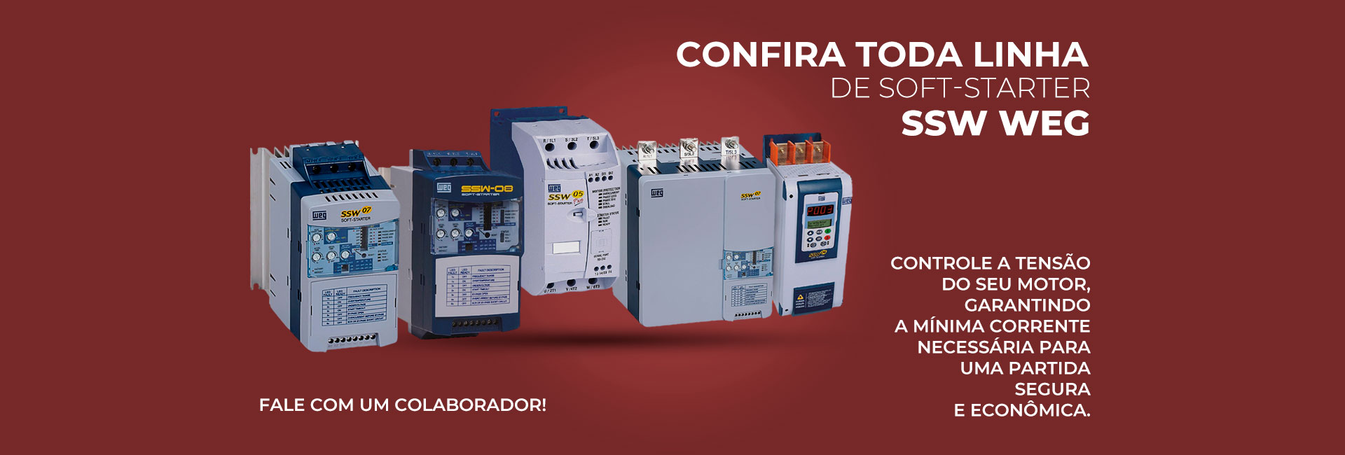 soft starter weg controle de tensão